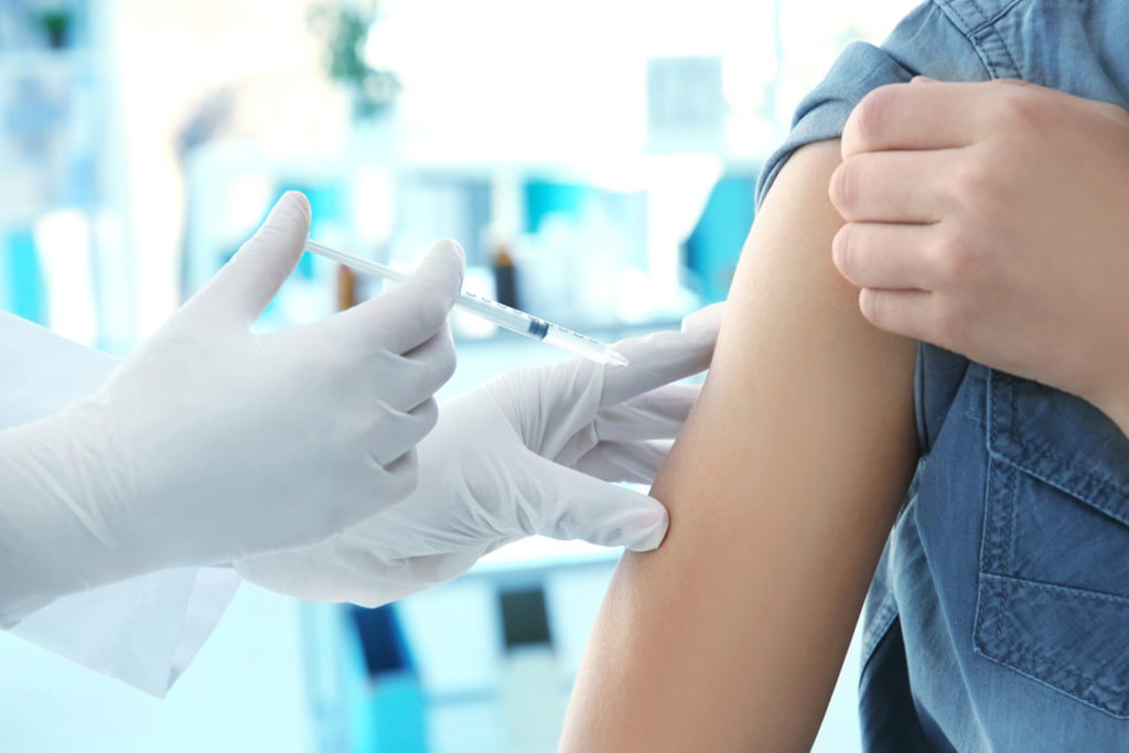 Impfung und Check-up